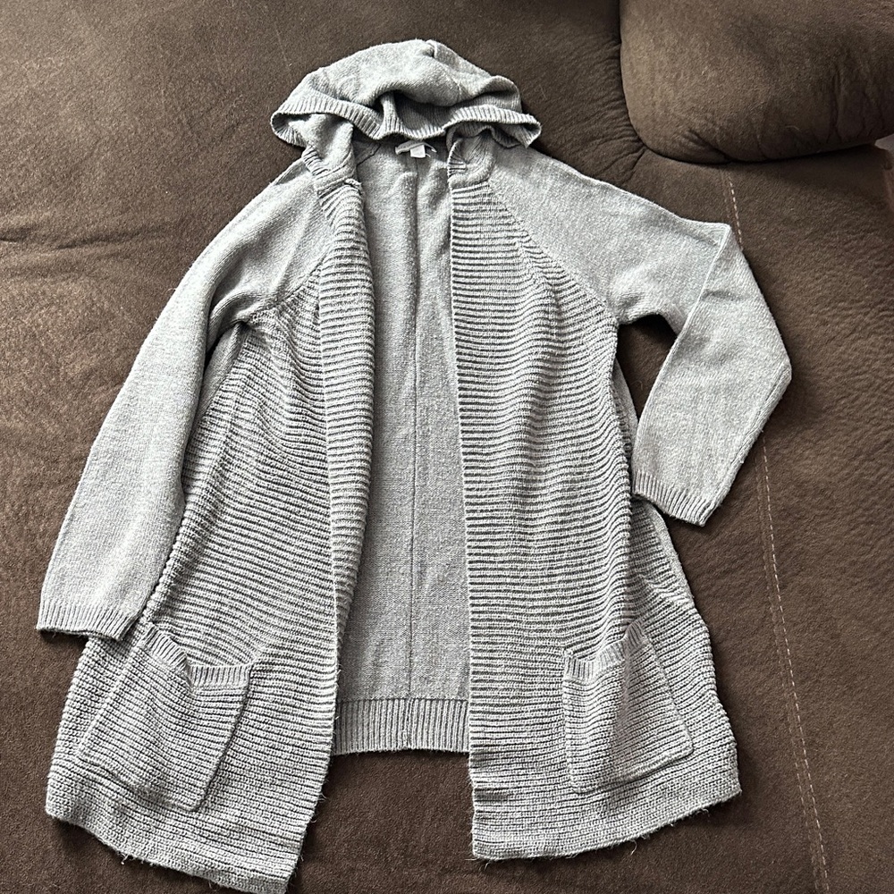 New York & Company Gray Knit Sweater